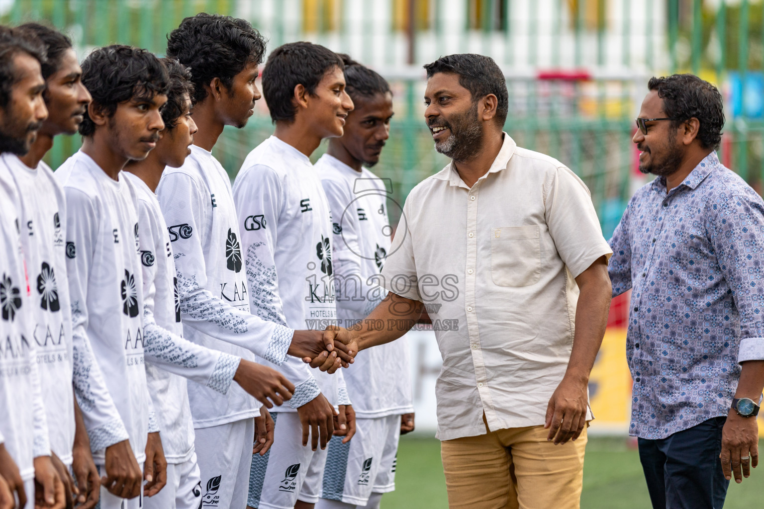 AA. Ukulhas VS AA. Mathiveri in Day 7 of Golden Futsal Challenge 2025 was held on Saturday, 11th January 2025, in Hulhumale', Maldives 
Photos: Hassan Simah / images.mv