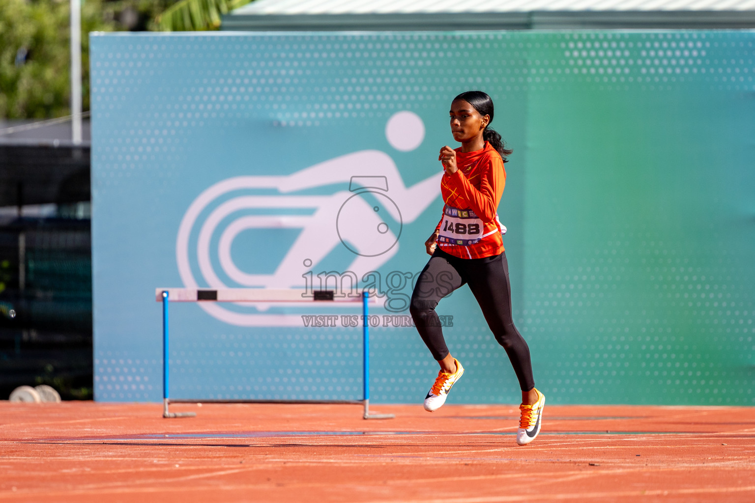 Day 2 of MWSC Interschool Athletics Championships 2024 held in Hulhumale Running Track, Hulhumale, Maldives on Sunday, 10th November 2024. 
Photos by:  Hassan Simah / Images.mv