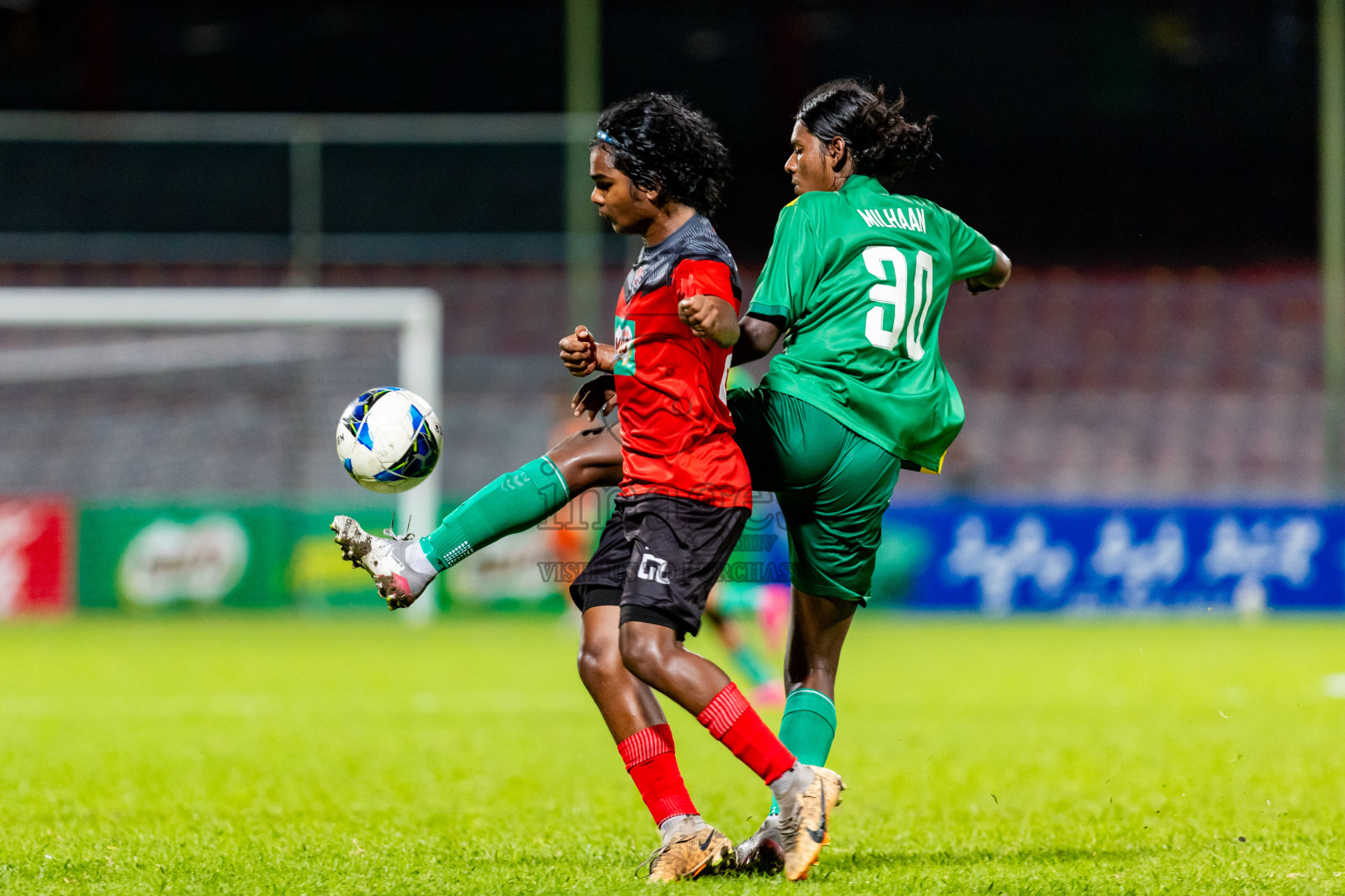 Maziya SRC vs United Victory in Day 7 of Under 19 Youth Championship 2024 was held at National Stadium in Male', Maldives on Monday, 27th June 2024. Photos: Nausham Waheed / images.mv