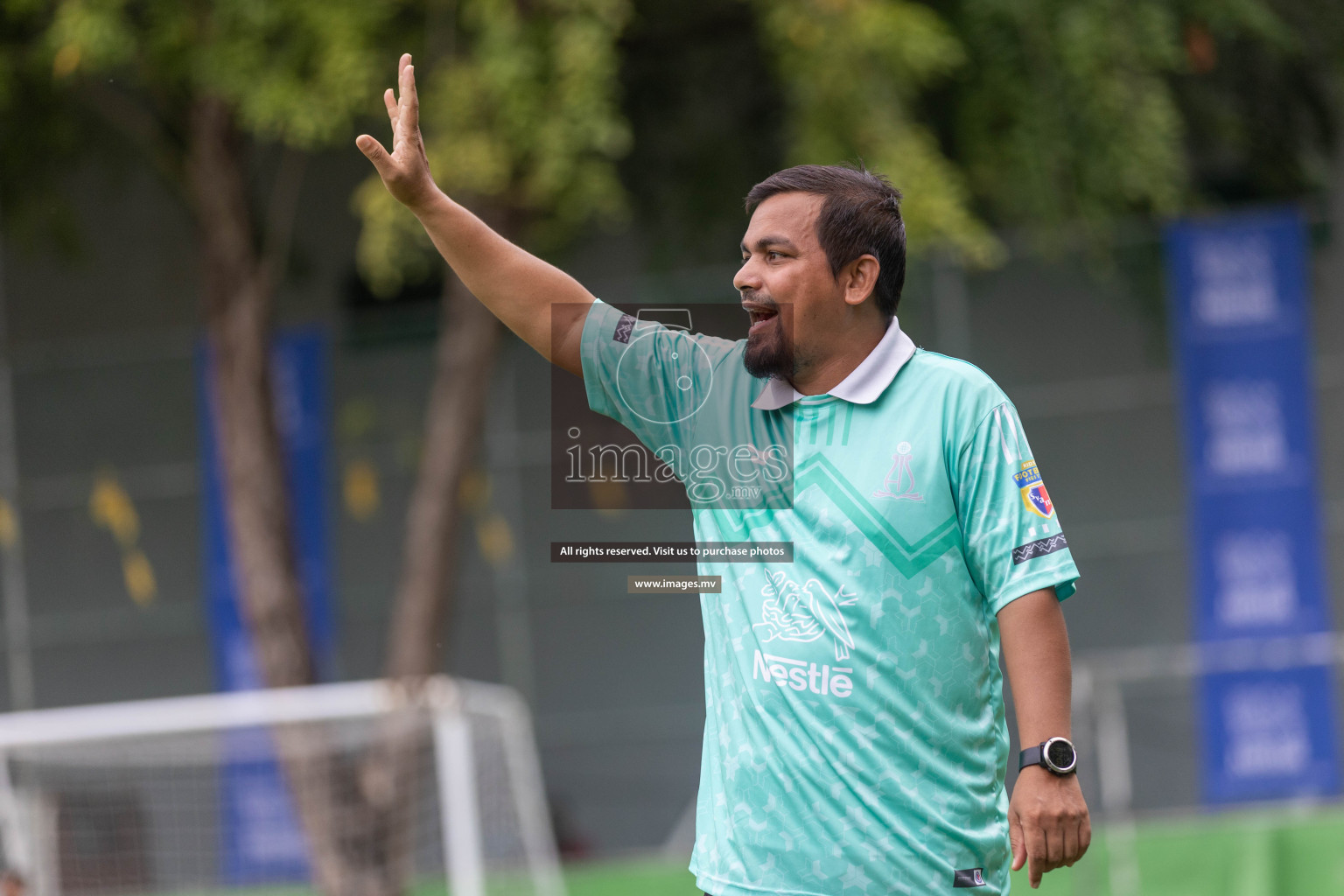 Day 1 of Nestle kids football fiesta, held in Henveyru Football Stadium, Male', Maldives on Wednesday, 11th October 2023 Photos: Shut Abdul Sattar/ Images.mv