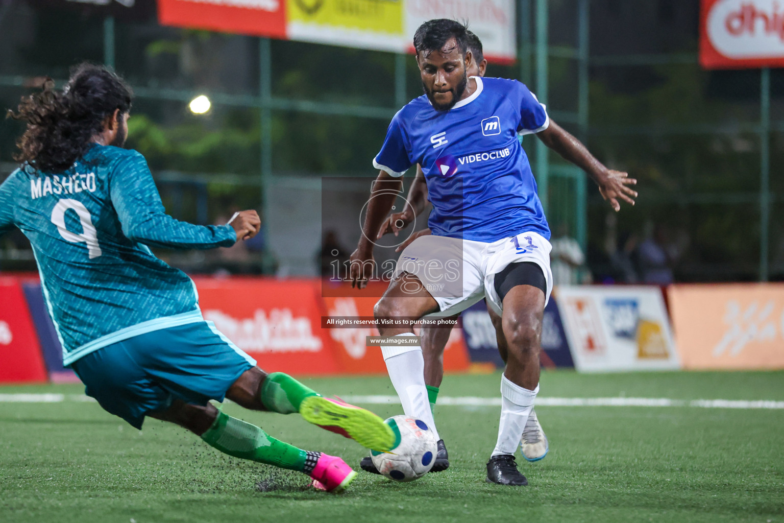 Medianet vs Crossroads Maldives in Club Maldives Cup 2023 held in Hulhumale, Maldives, on Tuesday, 18th July 2023 Photos: Nausham Waheed / images.mv