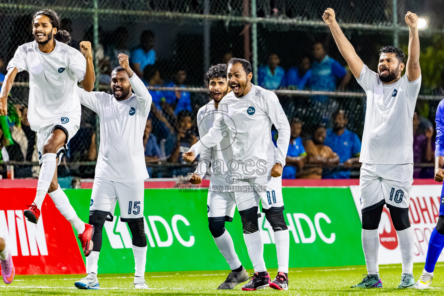 Club DJA vs Team Khaarijee in Day 10 of Club Maldives Cup Classic 2025 was held in Rehendi Futsal Ground, Hulhumale', Maldives on Wednesday, 24th September 2025. Photos: Nausham Waheed / images.mv