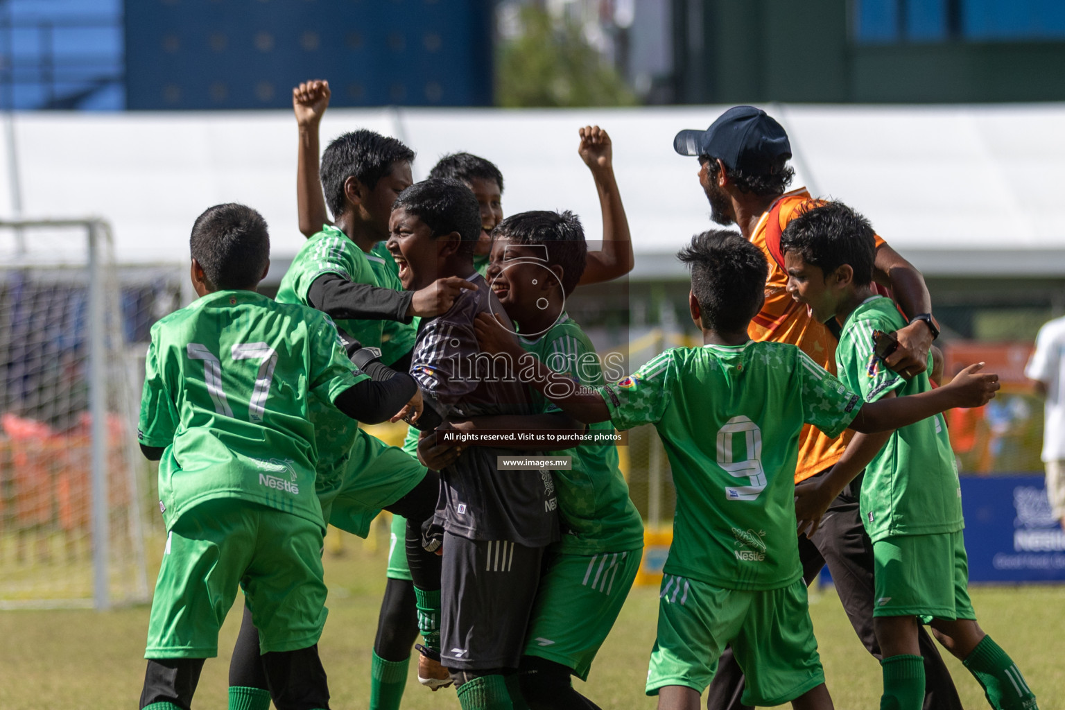 Day 4 of Nestle Kids Football Fiesta, held in Henveyru Football Stadium, Male', Maldives on Saturday, 14th October 2023
Photos: Mohamed Mahfooz Moosa, Hassan Simah / images.mv