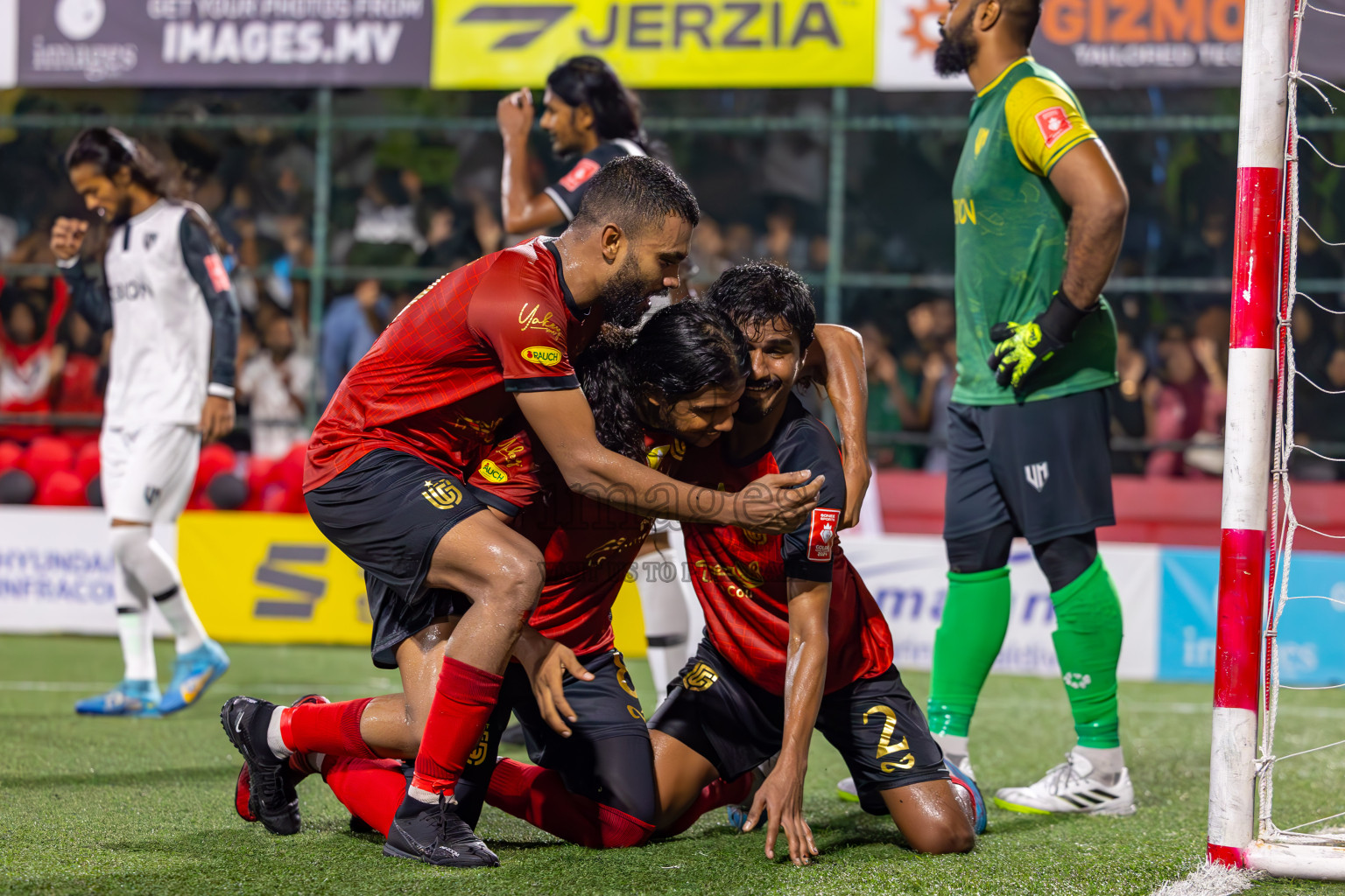 Vilimale vs L Gan in Semi Finals of Golden Futsal Challenge 2024 which was held on Friday, 1st March 2024, in Hulhumale', Maldives.
Photos: Ismail Thoriq / images.mv