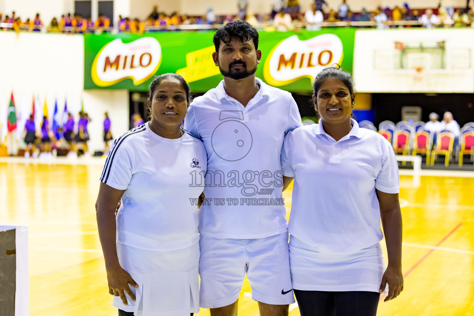 Day 2 of 25th Inter-School Netball Tournament was held in Social Center at Male', Maldives on Saturday, 10th August 2024. Photos: Nausham Waheed / images.mv