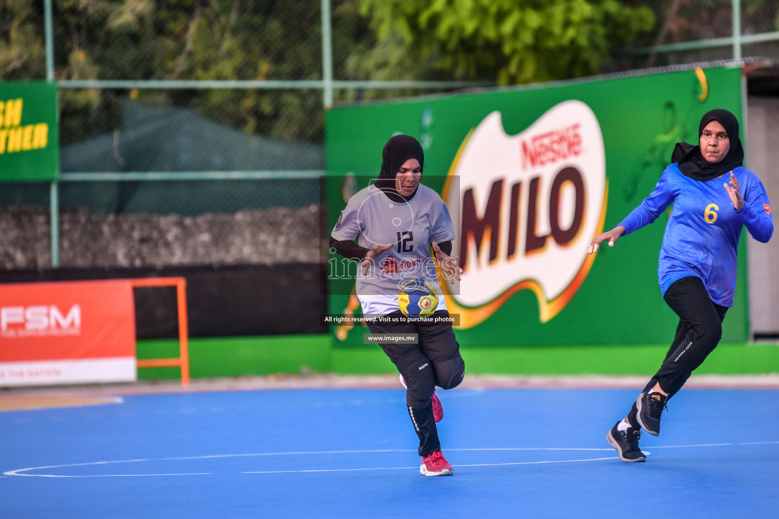 Day 3 of Milo 6th Inter Office Handball Tournament 2022 - Photos by Nausham Waheed