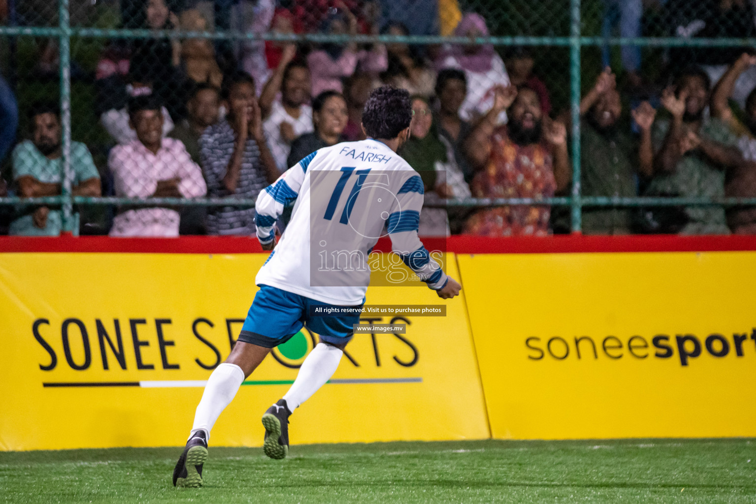 Club AVSEC vs TEAM DJA in Club Maldives Cup 2022 was held in Hulhumale', Maldives on Sunday, 9th October 2022. Photos: Hassan Simah / images.mv