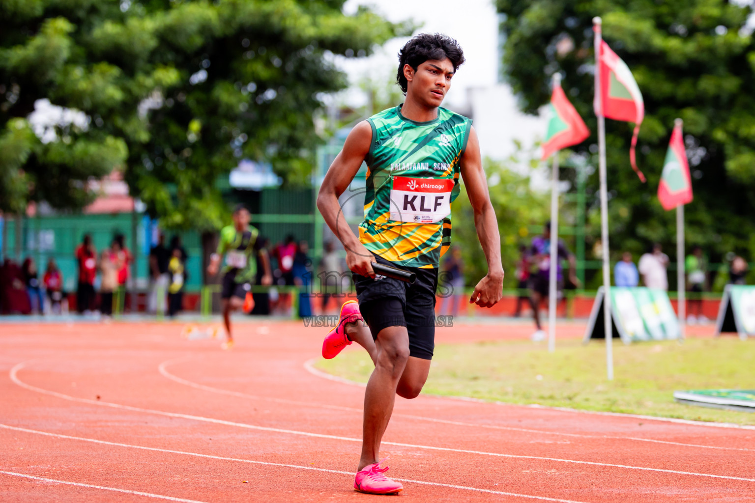 Day 6 of Inter-school Athletics Championship 2025 held in Ekuveni Synthetic Track, Male', Maldives on Sunday, 12th October 2025. Photos by: Nausham Waheed / Images.mv