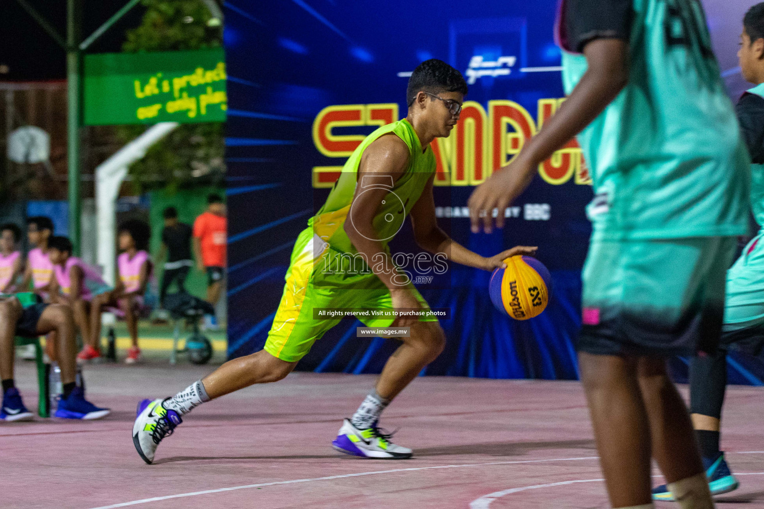Day3 of Slamdunk by Sosal on 14th April 2023 held in Male'. Photos: Nausham waheed /images.mv