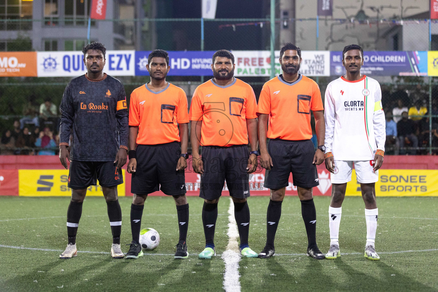 L Isdhoo vs L Mundoo in Day 20 of Golden Futsal Challenge 2024 was held on Saturday , 3rd February 2024 in Hulhumale', Maldives Photos: Nausham Waheed / images.mv