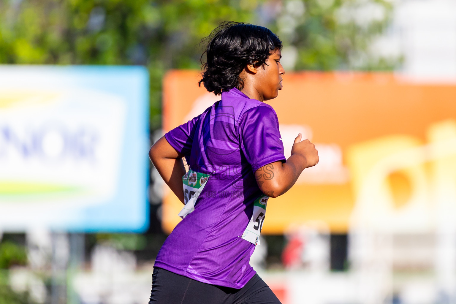 Day 2 of Inter-school Athletics Championship 2025 held in Ekuveni Synthetic Track, Male', Maldives on Tuesday, 07th October 2025. Photos by: Nausham Waheed / Images.mv