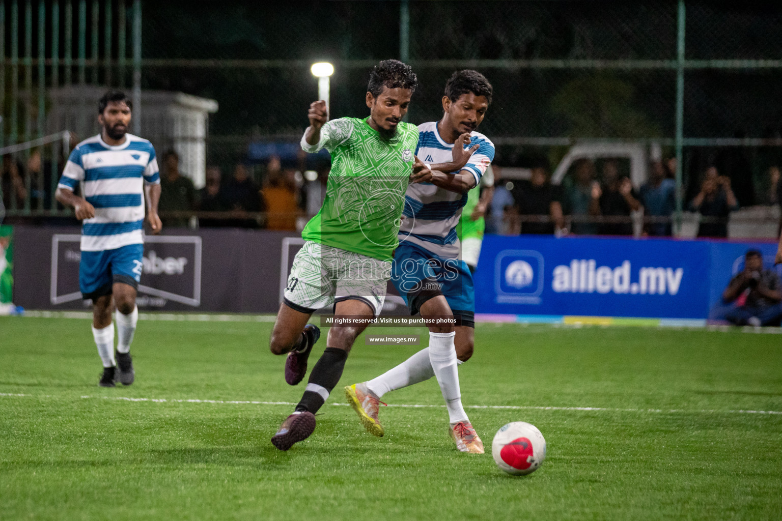 Club AVSEC vs TEAM DJA in Club Maldives Cup 2022 was held in Hulhumale', Maldives on Sunday, 9th October 2022. Photos: Hassan Simah / images.mv