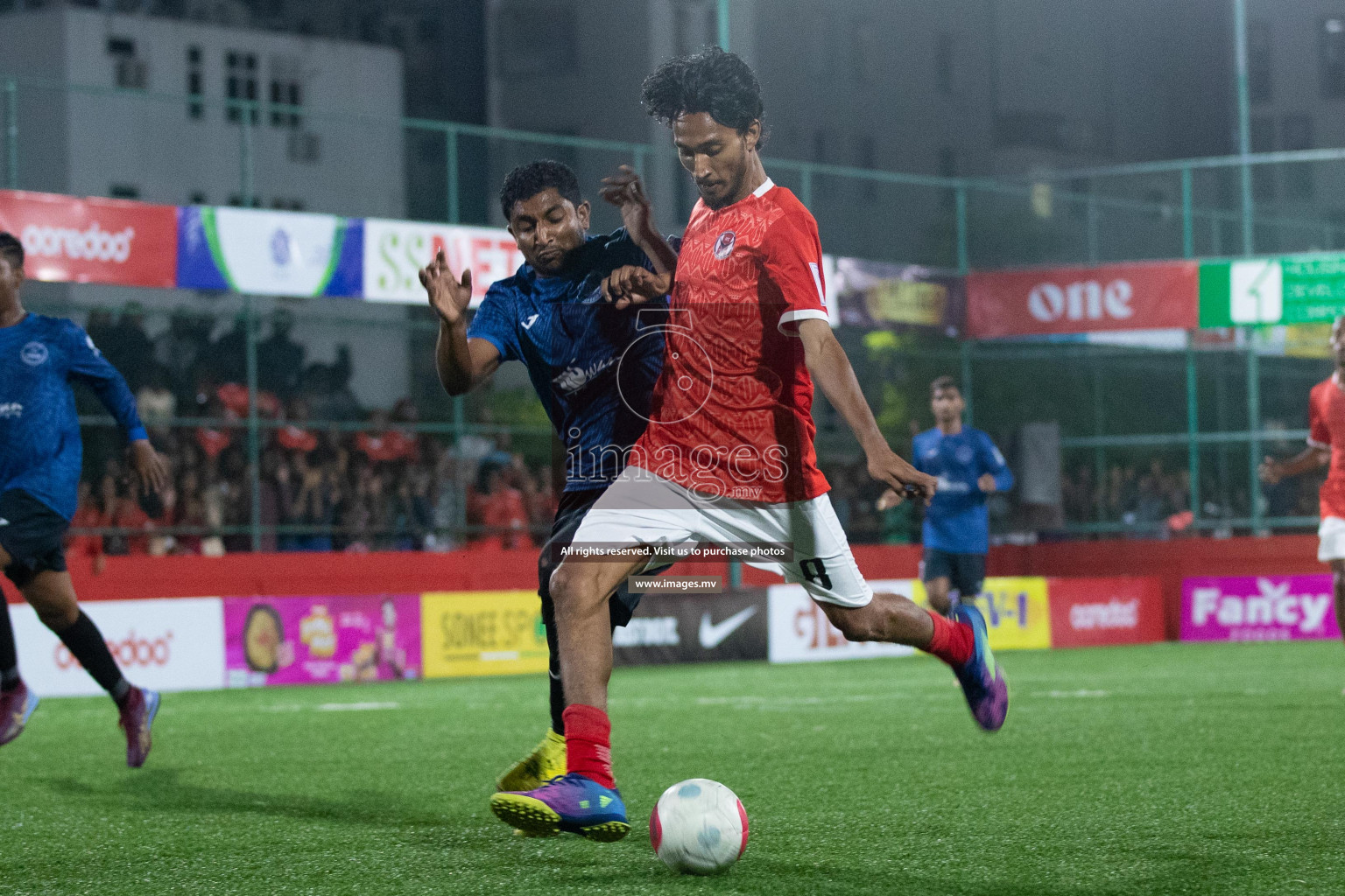 HA. Utheemu vs HA. Ihavandhoo in Day 3 of Golden Futsal Challenge 2023 on 07 February 2023 in Hulhumale, Male, Maldives