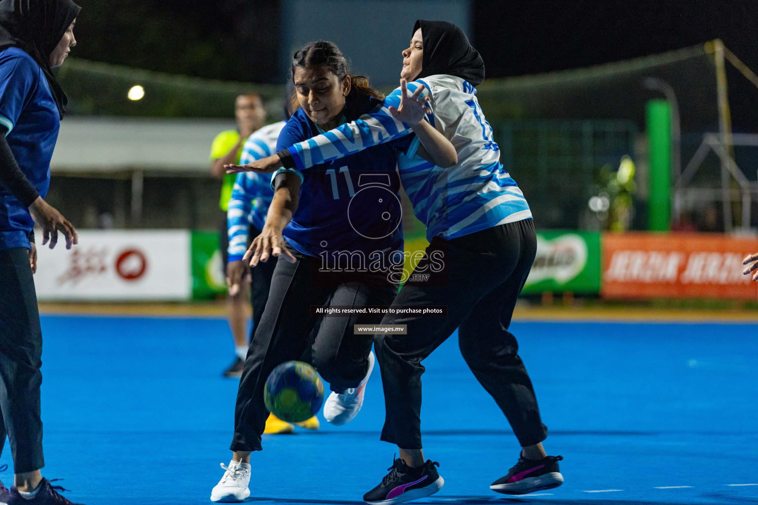 Quarter Final of 7th Inter-Office/Company Handball Tournament 2023, held in Handball ground, Male', Maldives on Friday, 20th October 2023 Photos: Nausham Waheed/ Images.mv