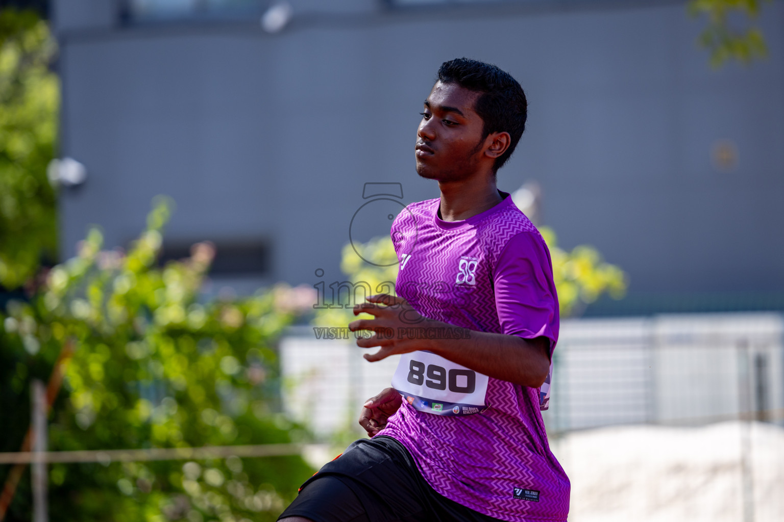 Day 2 of MWSC Interschool Athletics Championships 2024 held in Hulhumale Running Track, Hulhumale, Maldives on Sunday, 10th November 2024. 
Photos by:  Hassan Simah / Images.mv