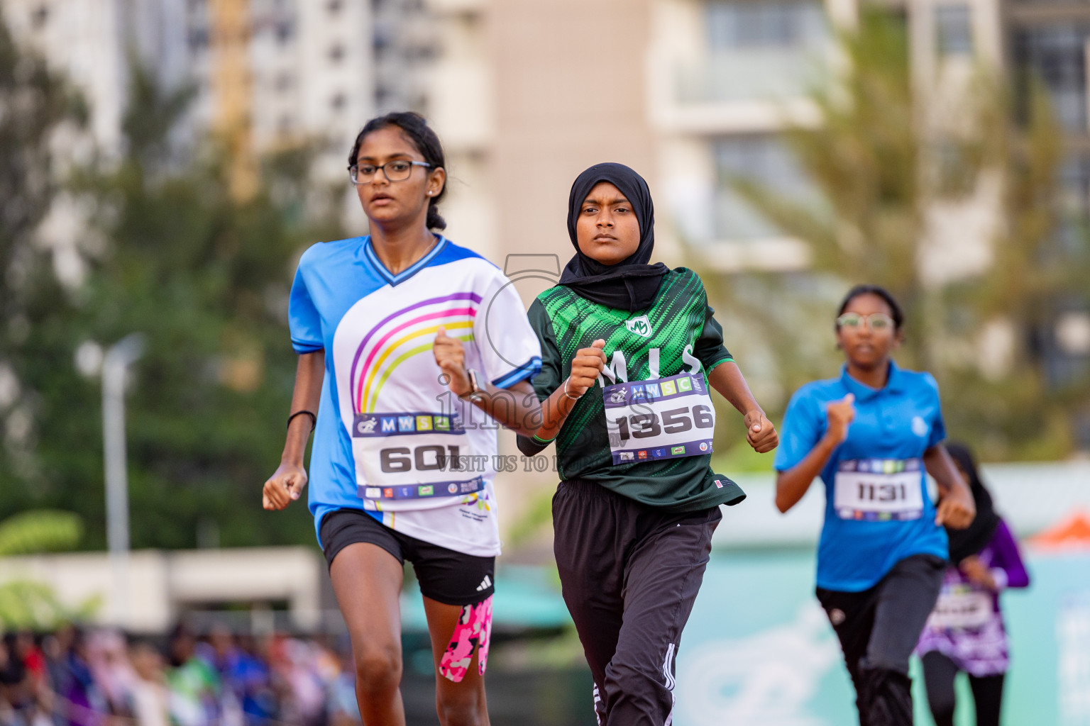 Day 2 of MWSC Interschool Athletics Championships 2024 held in Hulhumale Running Track, Hulhumale, Maldives on Sunday, 10th November 2024. 
Photos by: Hassan Simah / Images.mv