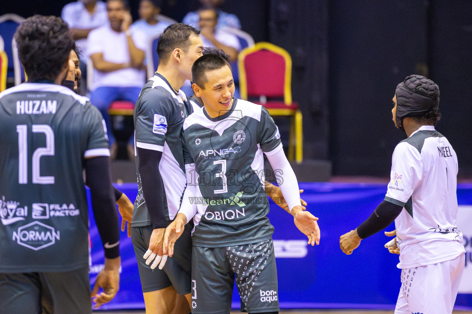 Dhadimagu Sports and Recreation vs Police Club in Day 2 of MILO VAM Cup 2025 held in Male', Maldives on Thursday, 26th June2025 at Social Center Indoor Hall 
Photos By: Ismail Thoriq / images.mv