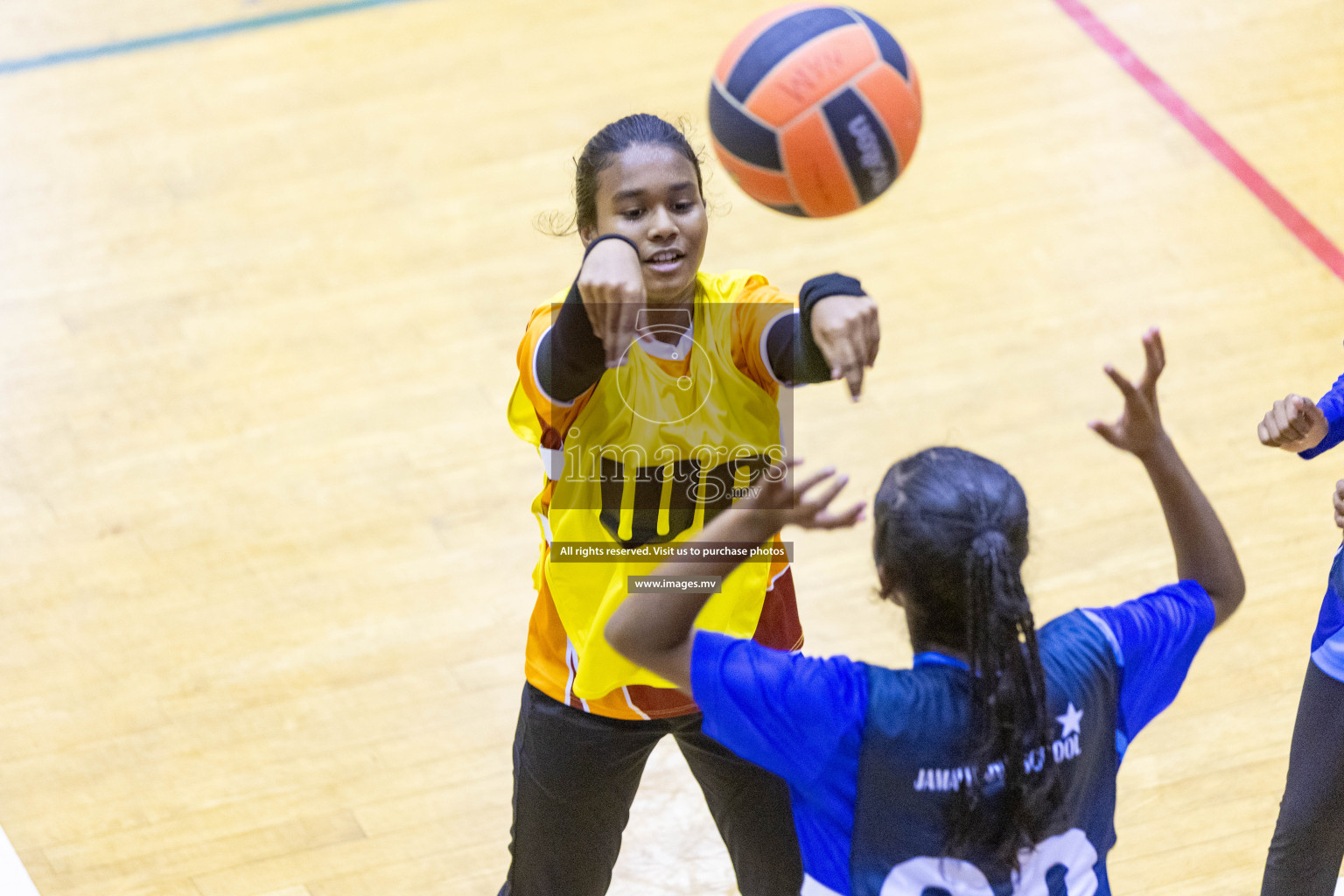 Day4 of 24th Interschool Netball Tournament 2023 was held in Social Center, Male', Maldives on 30th October 2023. Photos: Nausham Waheed / images.mv