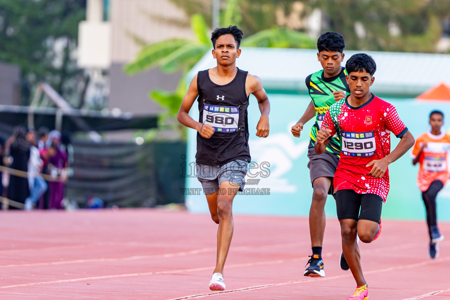 Day 3 of MWSC Interschool Athletics Championships 2024 held in Hulhumale Running Track, Hulhumale, Maldives on Monday, 11th November 2024. Photos by: Nausham Waheed / Images.mv