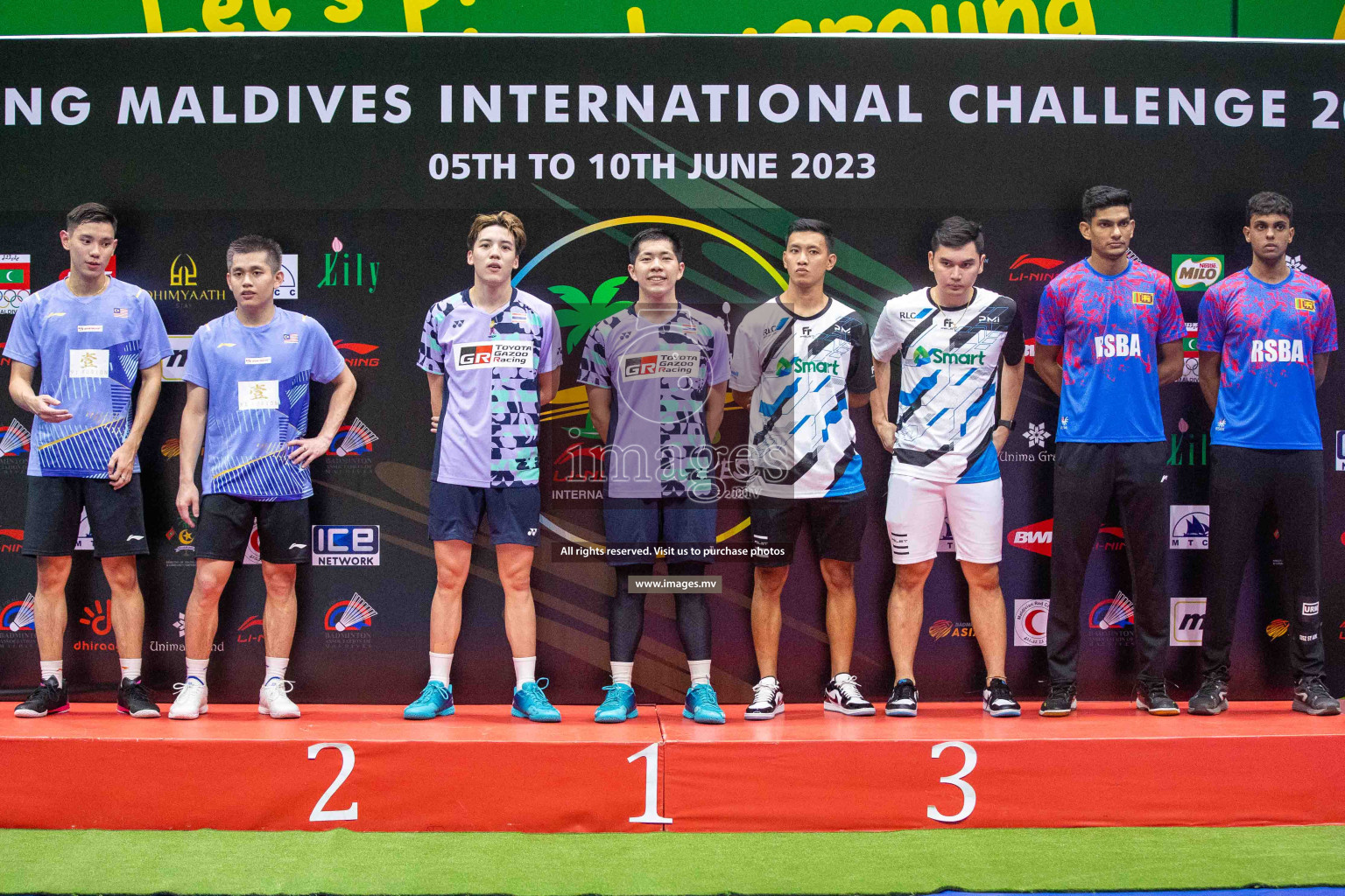 Finals of Li-Ning Maldives International Challenge 2023, was is held in Ekuveni Indoor Court, Male', Maldives on Saturday, 10th June 2023. Photos: Ismail Thoriq / images.mv