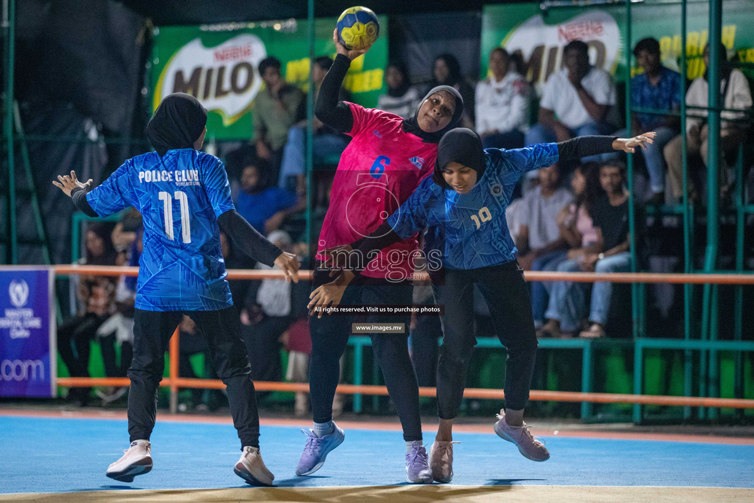 Day 8 of 6th MILO Handball Maldives Championship 2023, held in Handball ground, Male', Maldives on 27th May 2023 Photos: Nausham Waheed/ Images.mv