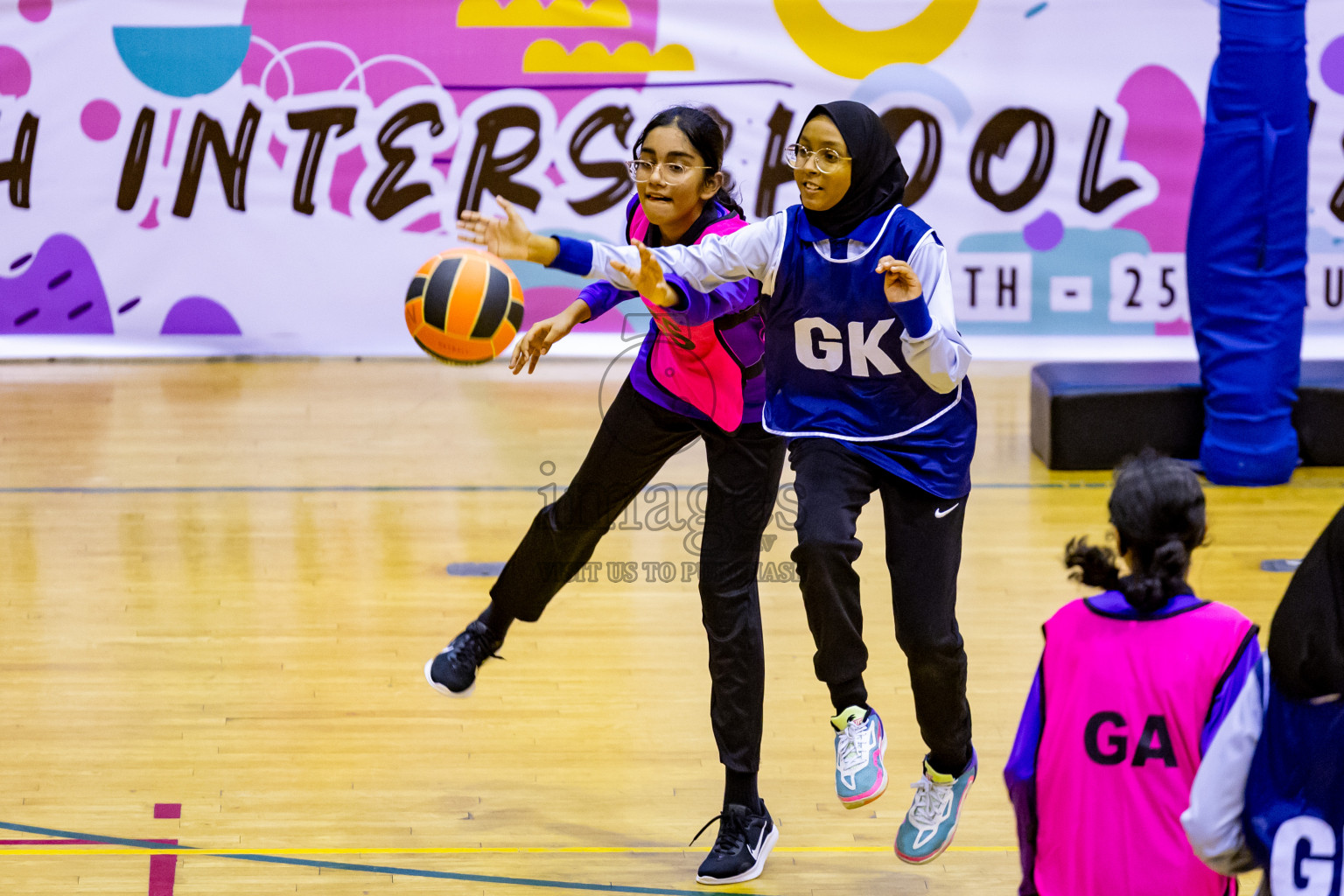 Day 7 of 25th Inter-School Netball Tournament was held in Social Center at Male', Maldives on Saturday, 17th August 2024. Photos: Nausham Waheed / images.mv