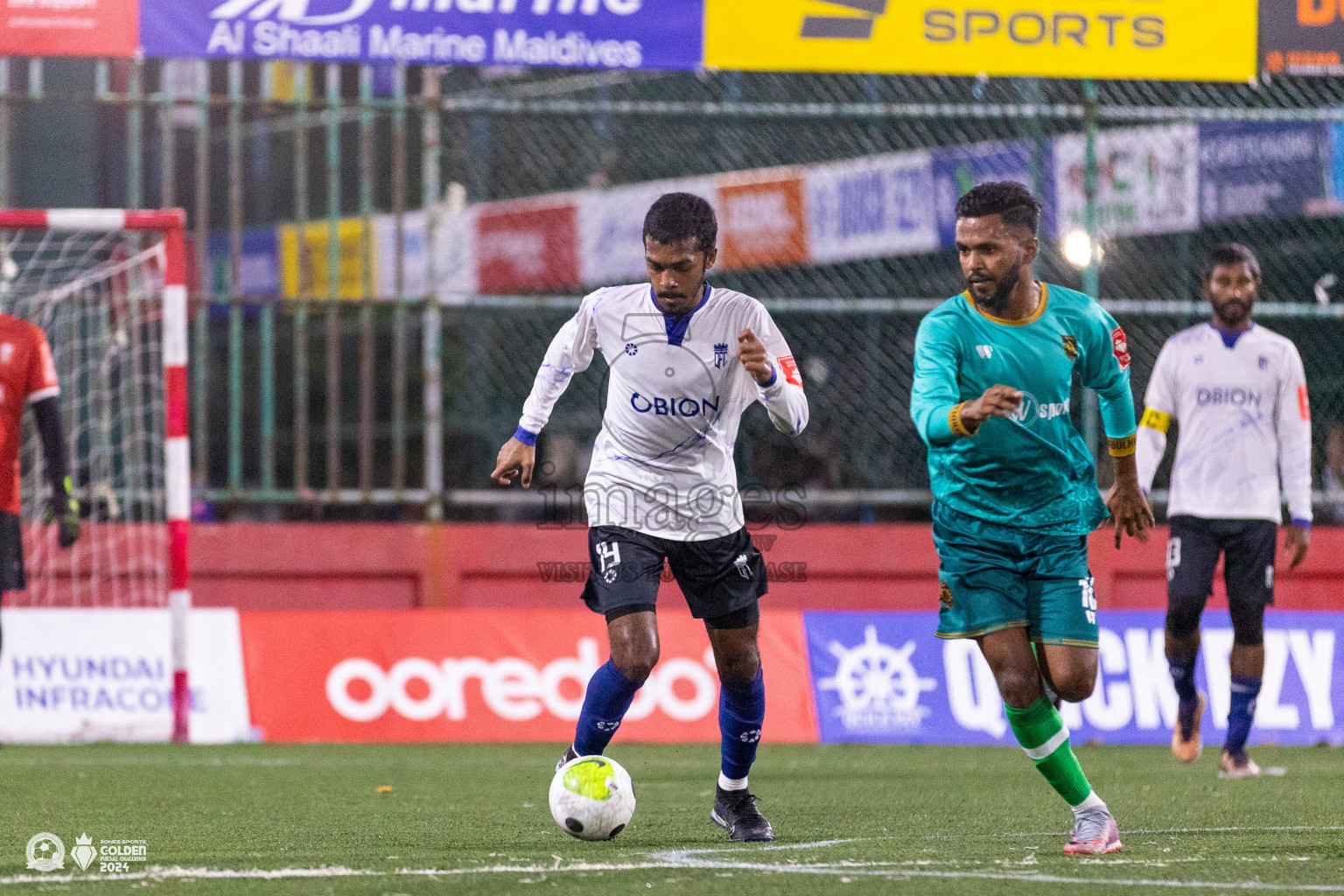 ADh Mandhoo vs ADh Omadhoo in Day 7 of Golden Futsal Challenge 2024 was held on Saturday, 20th January 2024, in Hulhumale', Maldives Photos: Ismail Thoriq / images.mv