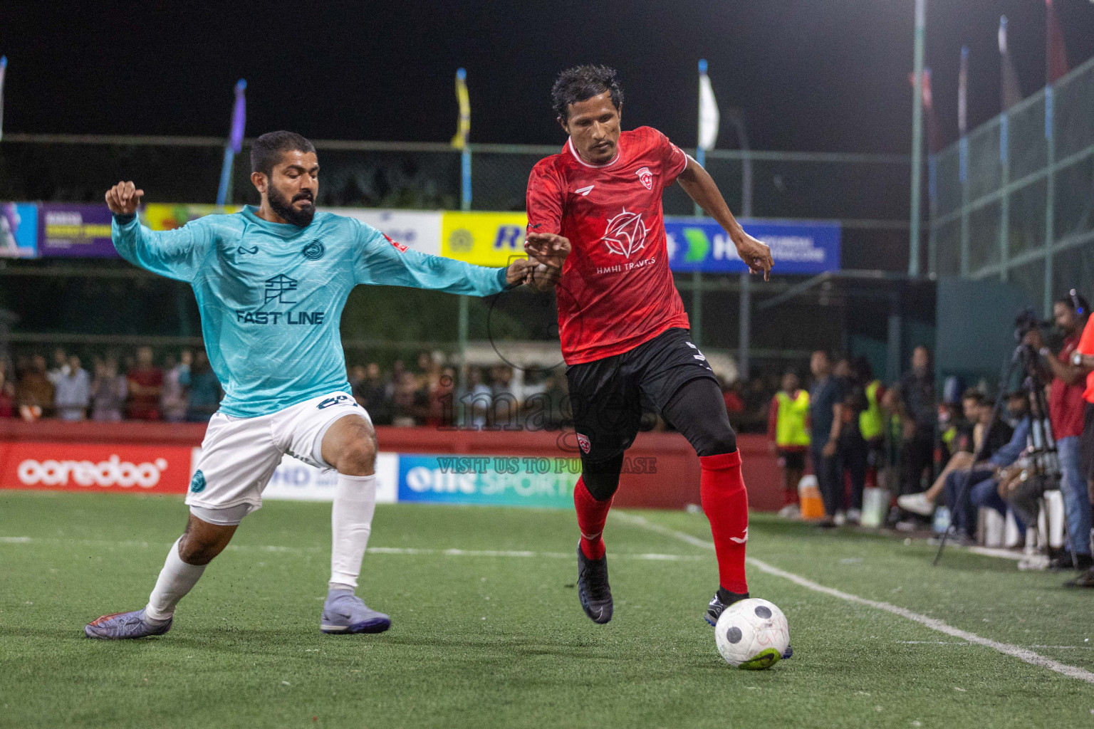 ADh Maamigili vs ADh Mahibadhoo in Day 21 of Golden Futsal Challenge 2024 was held on Sunday , 4th February 2024 in Hulhumale', Maldives Photos: Nausham Waheed / images.mv