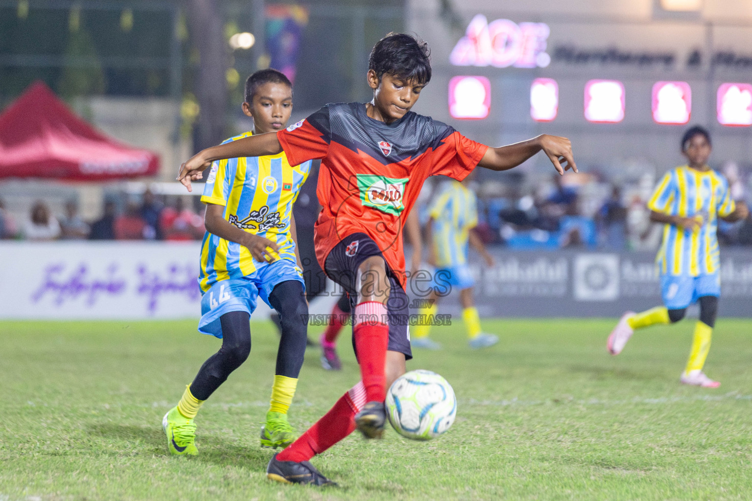 TC vs Valencia  (U12) in Day 5 of Dhivehi Youth League 2024 held at Henveiru Stadium on Friday 29th November 2024. Photos: Shuu Abdul Sattar/ Images.mv