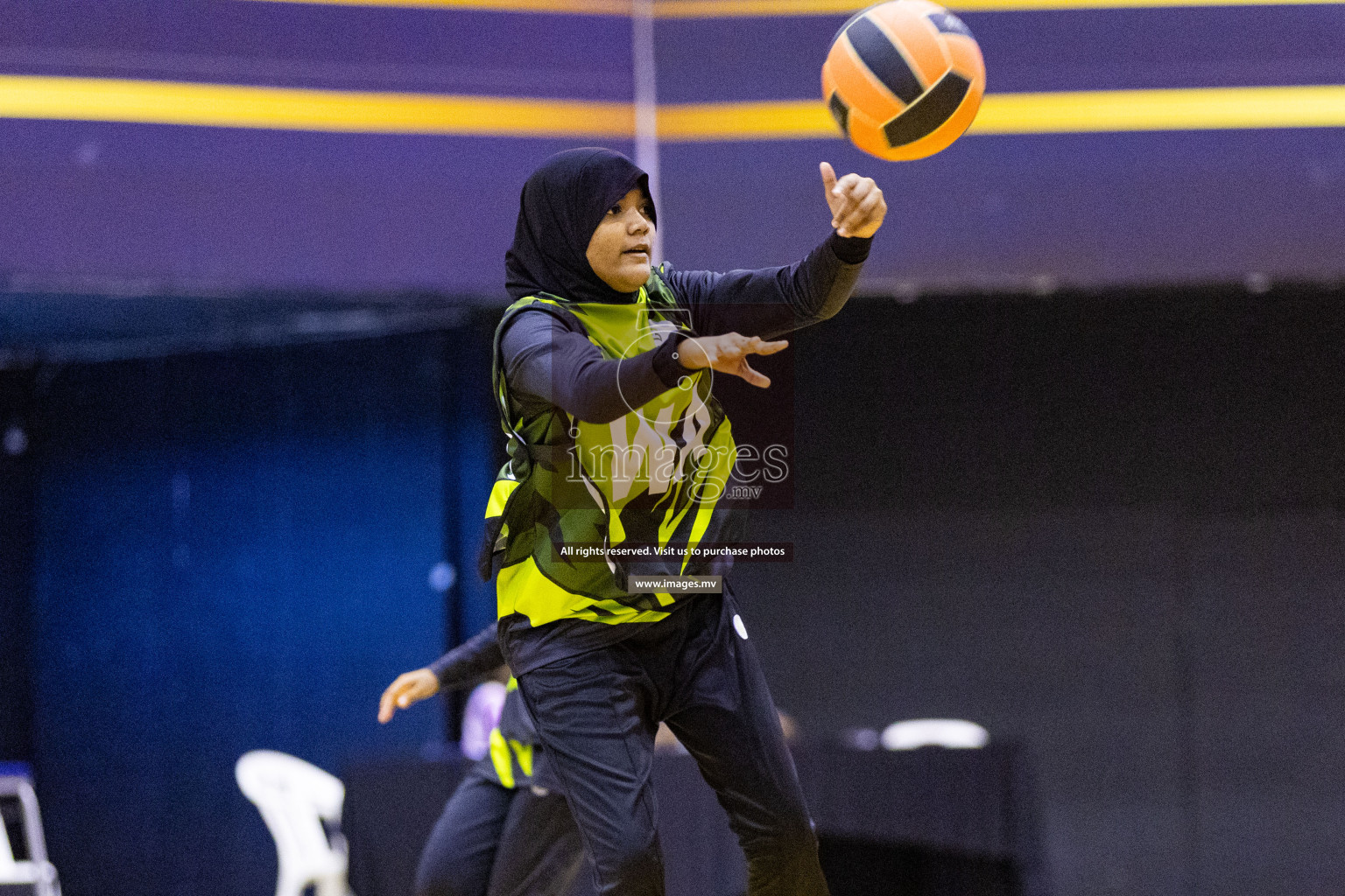 Day2 of 24th Interschool Netball Tournament 2023 was held in Social Center, Male', Maldives on 28th October 2023. Photos: Nausham Waheed / images.mv