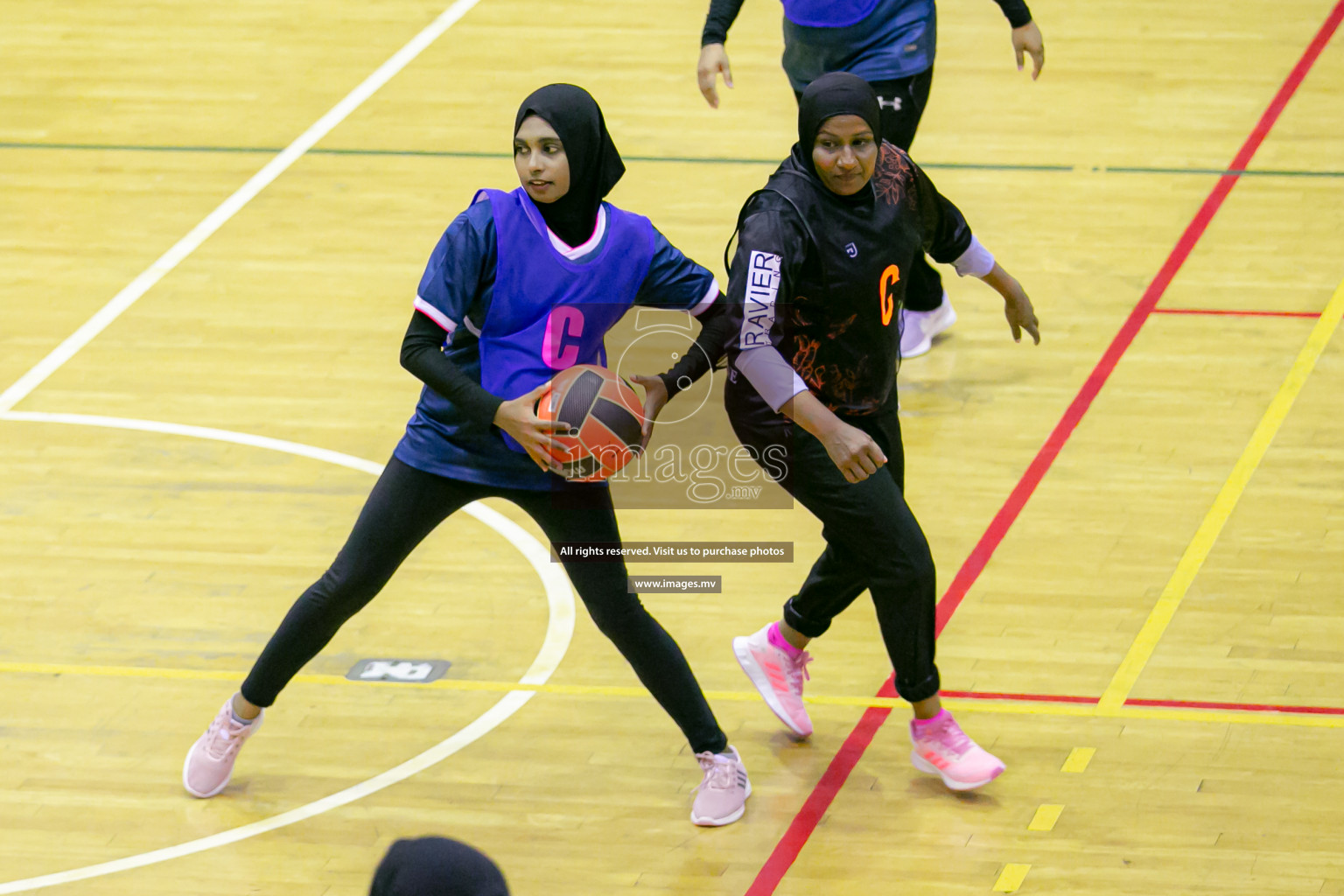 Xenith Sports Club vs Club Matrix in the Milo National Netball Tournament 2022 on 18 July 2022, held in Social Center, Male', Maldives. Photographer: Ahmed Dhaadh / Images.mv