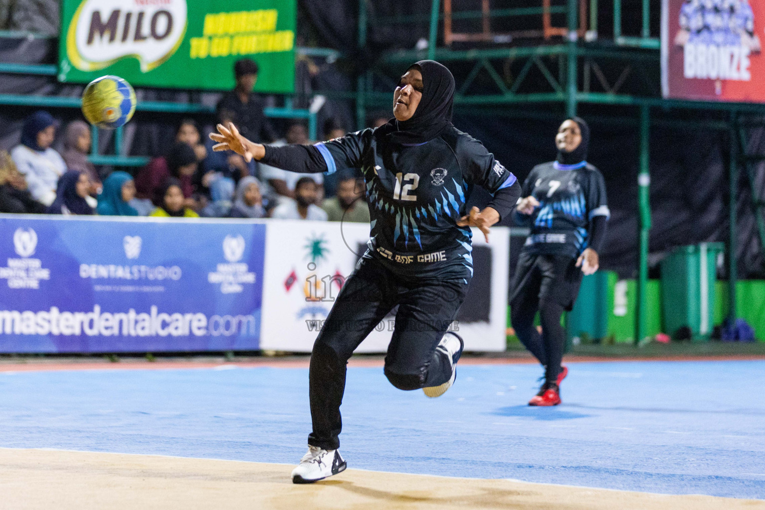 Day 18 of 10th National Handball Tournament 2023, held in Handball ground, Male', Maldives on Sunday, 17th December 2023 Photos: Nausham Waheed/ Images.mv