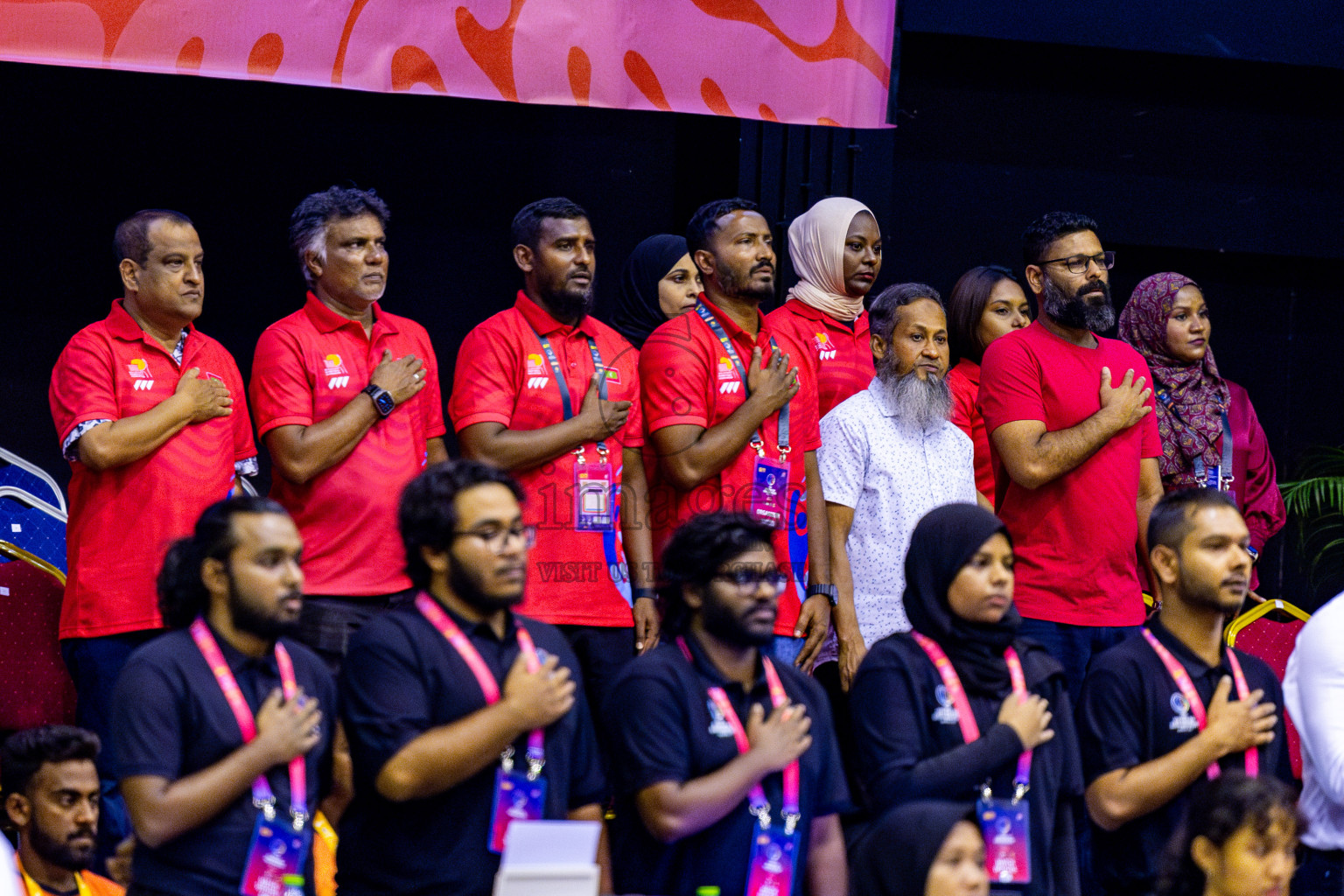 Maldives vs Bangladesh in Day 1 of Under 16 Woman's Asian Cup SABA Qualifiers 2025 was held in Social Center, Male', Maldives on 12th June 2025. Photos: Nausham Waheed / images.mv