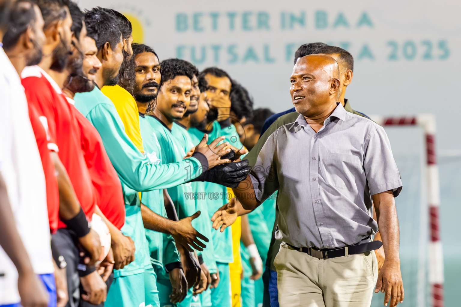 Hithaadhoo vs Dharavandhoo in Day 7 of Better in Baa Futsal Fiesta 2025 Men's division held in B. Eydhafushi, Maldives on Tuesday, 11th November 2025. Photos: Nausham Waheed / images.mv