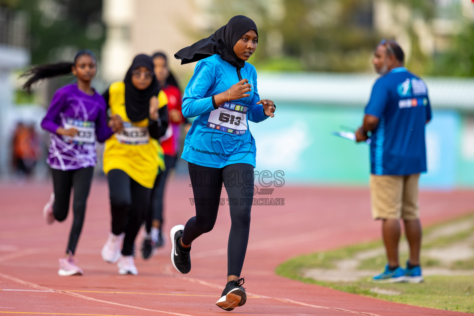 Day 2 of MWSC Interschool Athletics Championships 2024 held in Hulhumale Running Track, Hulhumale, Maldives on Sunday, 10th November 2024. Photos by: Ismail Thoriq / Images.mv