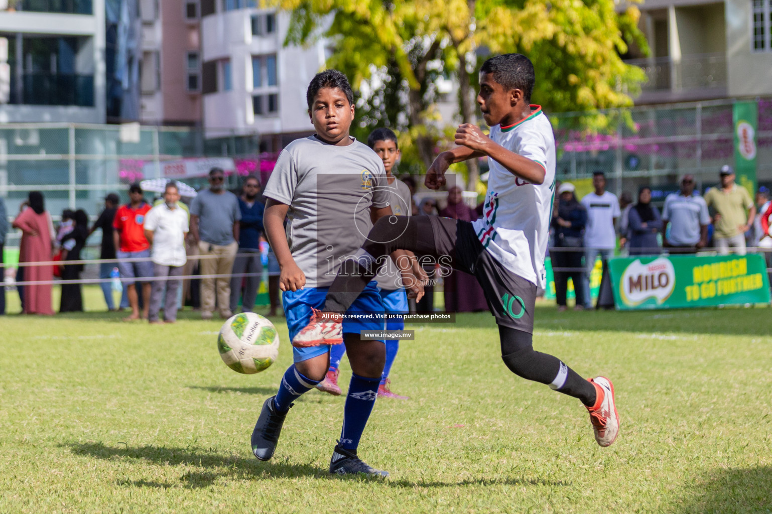 Day 1 of MILO Academy Championship 2023 (U12) was held in Henveiru Football Grounds, Male', Maldives, on Friday, 18th August 2023. 
Photos: Shuu Abdul Sattar / images.mv