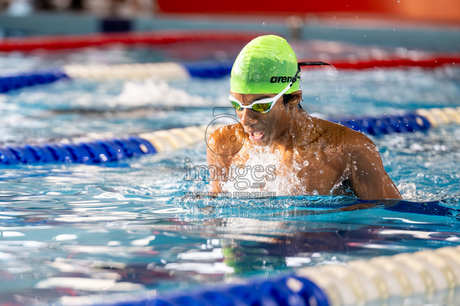 Day 2 of 20th BML Inter-school Swimming Competition 2024 held in Hulhumale', Maldives on Sunday, 13th October 2024. Photos: Ismail Thoriq / images.mv