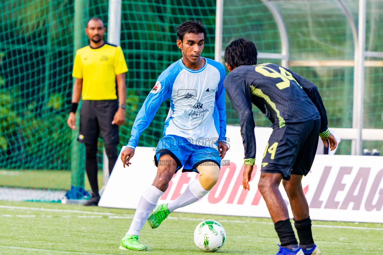Lily Beach vs Vilamendhoo in Day 6 of Resort League 2025 (Ari Zone) was held on Wednesday, 25th June 2025 in Conrad Maldives Rangali Island, Alif Dhaalu Atoll, Maldives. Photos: Nausham Waheed / images.mv