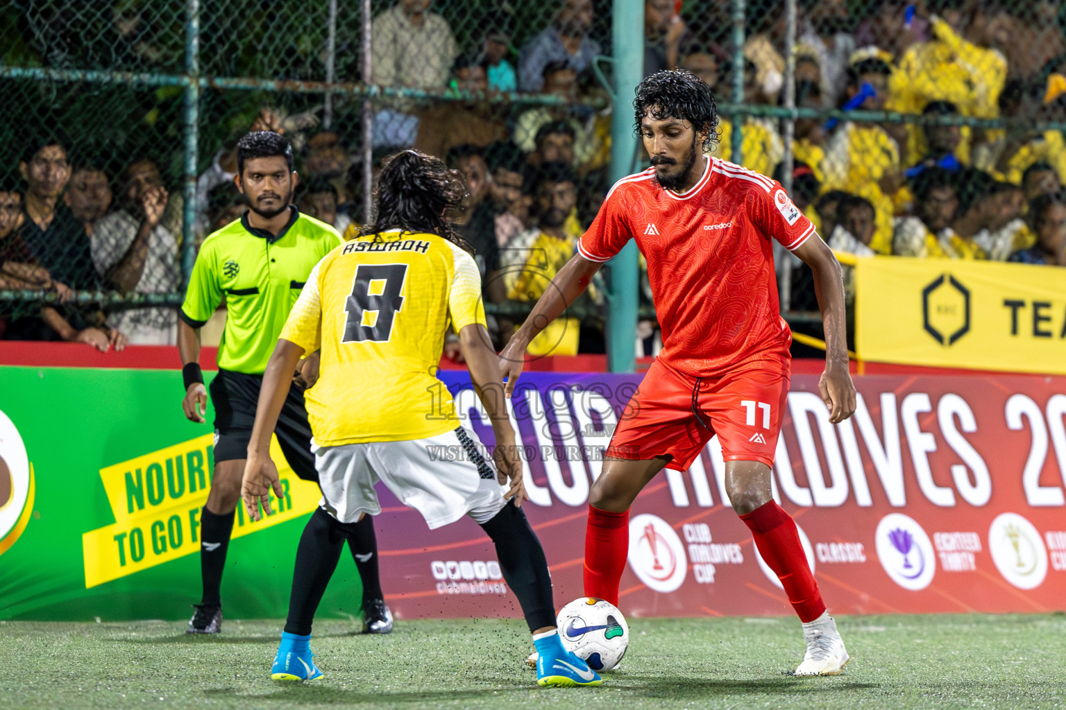 RRC vs Ooredoo Maldives in Club Maldives Cup 2024 held in Rehendi Futsal Ground, Hulhumale', Maldives on Saturday, 28th September 2024. Photos: Ismail Thoriq / images.mv