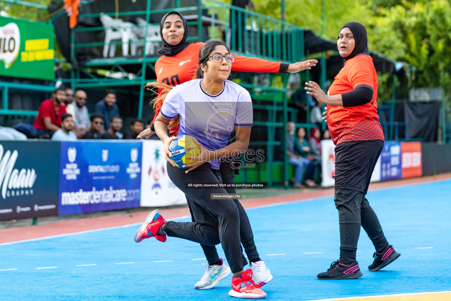 Day 4 of 7th Inter-Office/Company Handball Tournament 2023, held in Handball ground, Male', Maldives on Monday, 18th September 2023 Photos: Nausham Waheed/ Images.mv