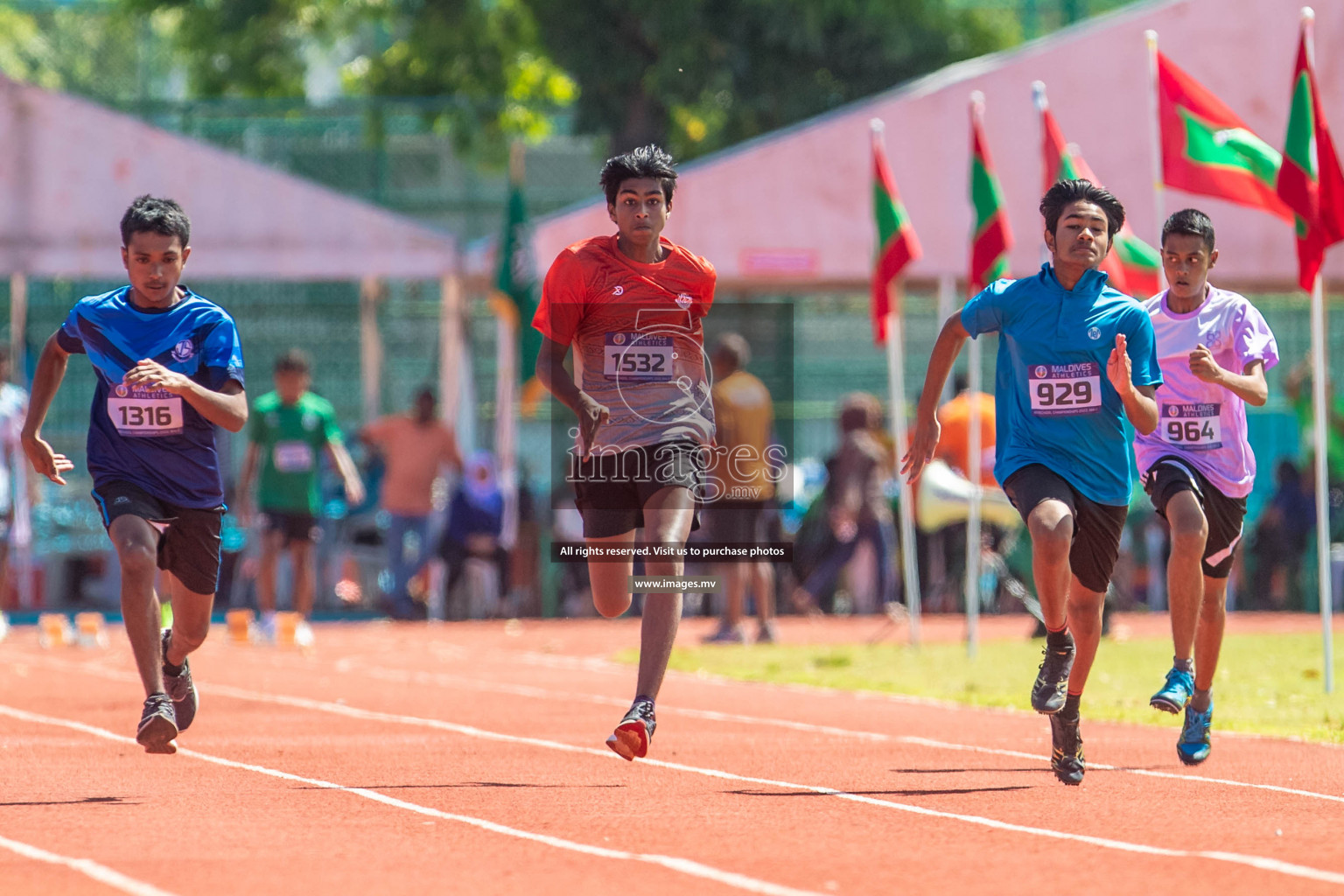 Day 1 of Inter-School Athletics Championship held in Male', Maldives on 22nd May 2022. Photos by: Maanish / images.mv