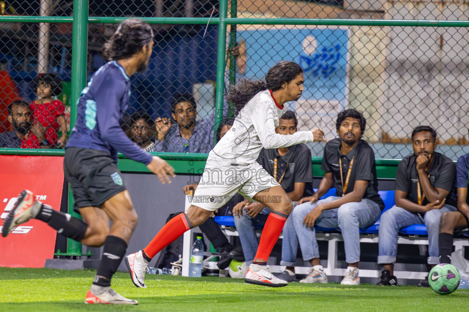 Nova SC vs Anakee SC in Day 9 of BG Futsal Challenge 2024 was held on Wednesday, 20th March 2024, in Male', Maldives
Photos: Ismail Thoriq / images.mv