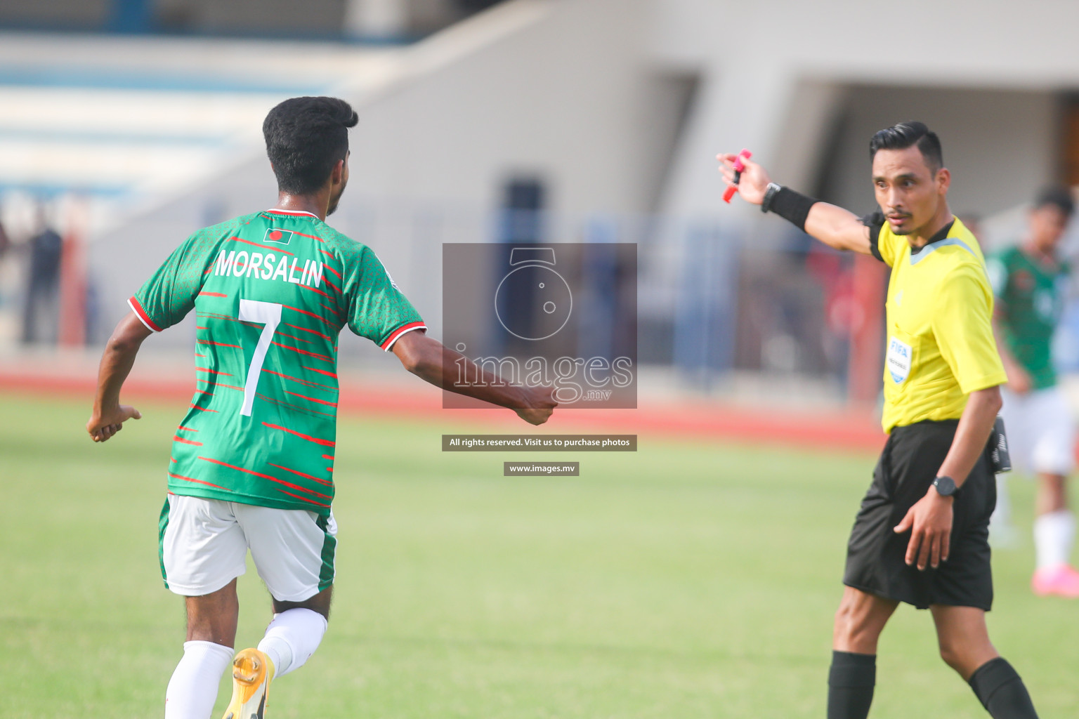 Bangladesh vs Maldives in SAFF Championship 2023 held in Sree Kanteerava Stadium, Bengaluru, India, on Saturday, 25th June 2023. Photos: Nausham Waheed, Hassan Simah / images.mv