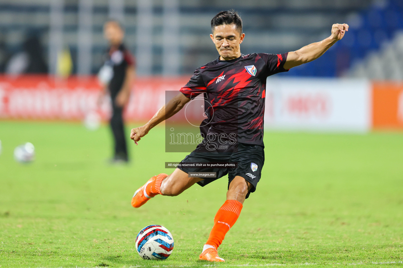 Kuwait vs India in the Final of SAFF Championship 2023 held in Sree Kanteerava Stadium, Bengaluru, India, on Tuesday, 4th July 2023. Photos: Nausham Waheed / images.mv