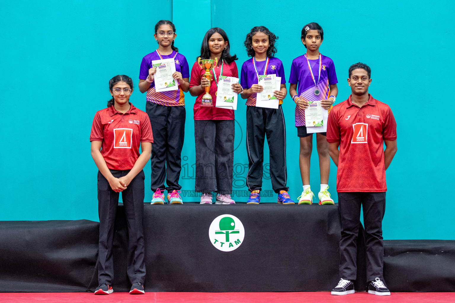 Senior Finals and Awarding ceremony of Interschool Table Tennis Tournament 2024 was held in Male' TT Hall, Male', Maldives on Saturday, 10th August 2024.
Photos: Ismail Thoriq / images.mv