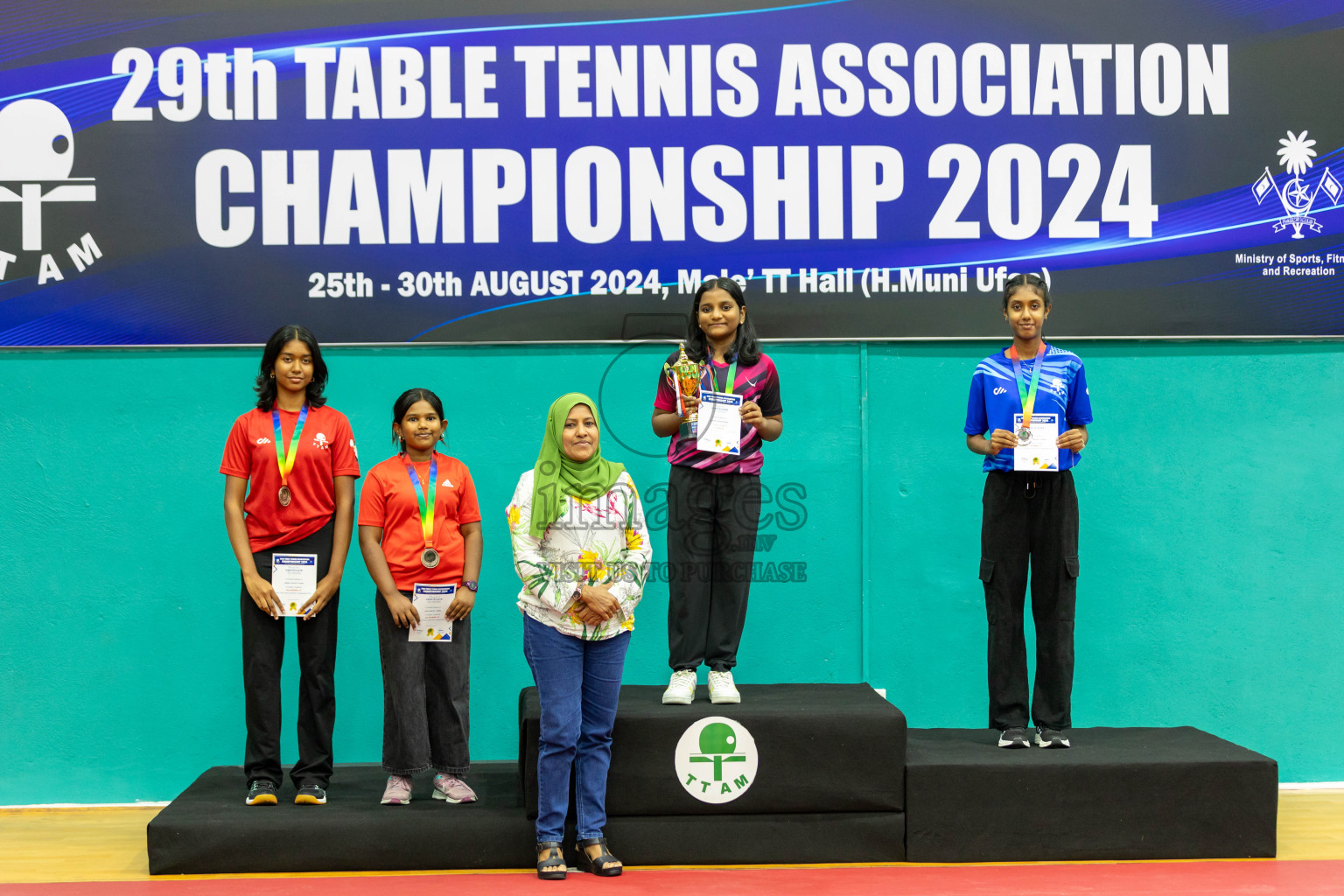 29th Table Tennis Association Championship 2024, 30th August 2024 at Male'TT Hall,Photos by Shuu Abdul Sattar