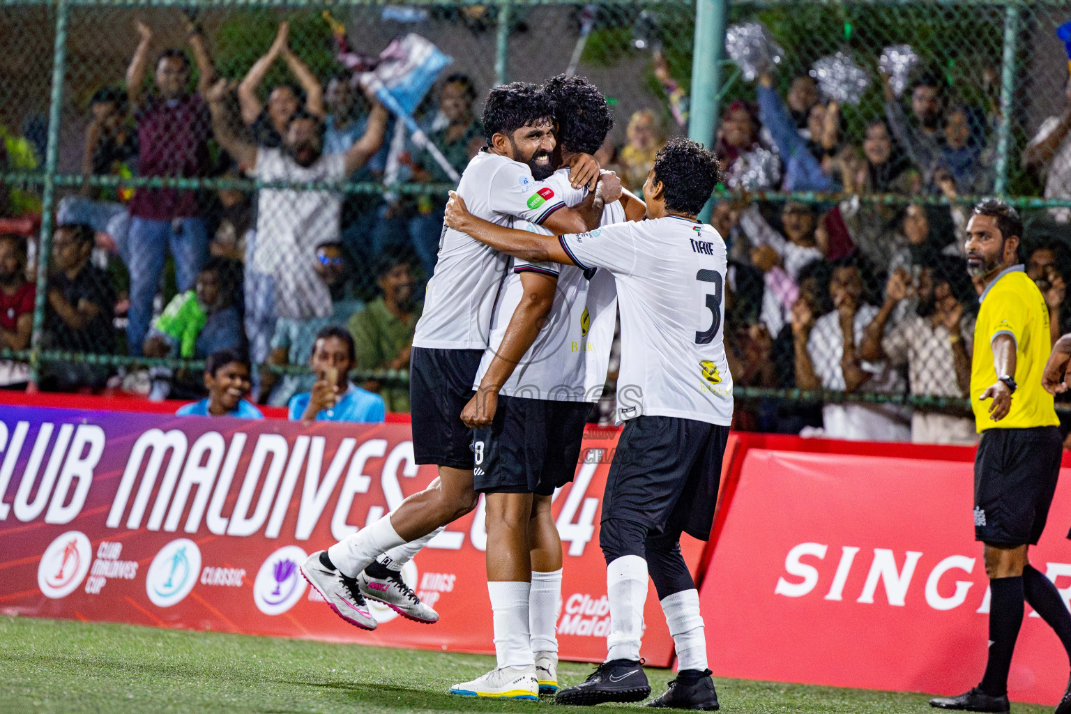 TEAM DJA vs KULHIVARU VUZARA in Club Maldives Classic 2024 held in Rehendi Futsal Ground, Hulhumale', Maldives on Monday, 16th September 2024. Photos: Nausham Waheed / images.mv