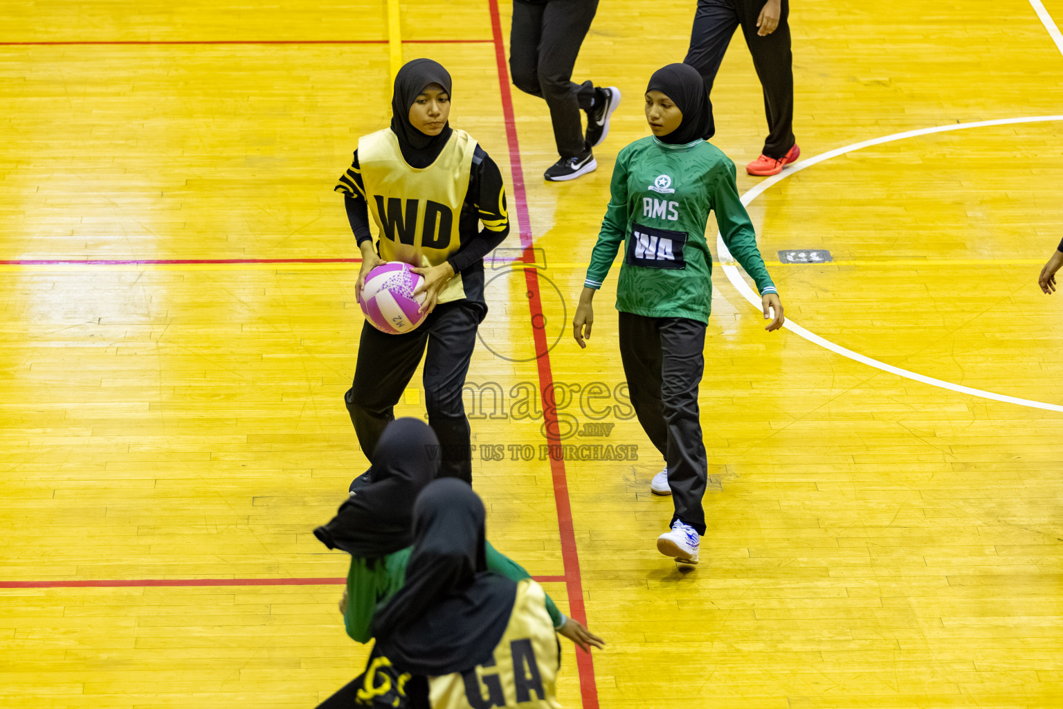 Day 8 of 26th Inter-School Netball Tournament 2025 was held in Social Center Indoor Hall on Sunday, 26th October 2025. Photos: Hassan Simah / images.mv