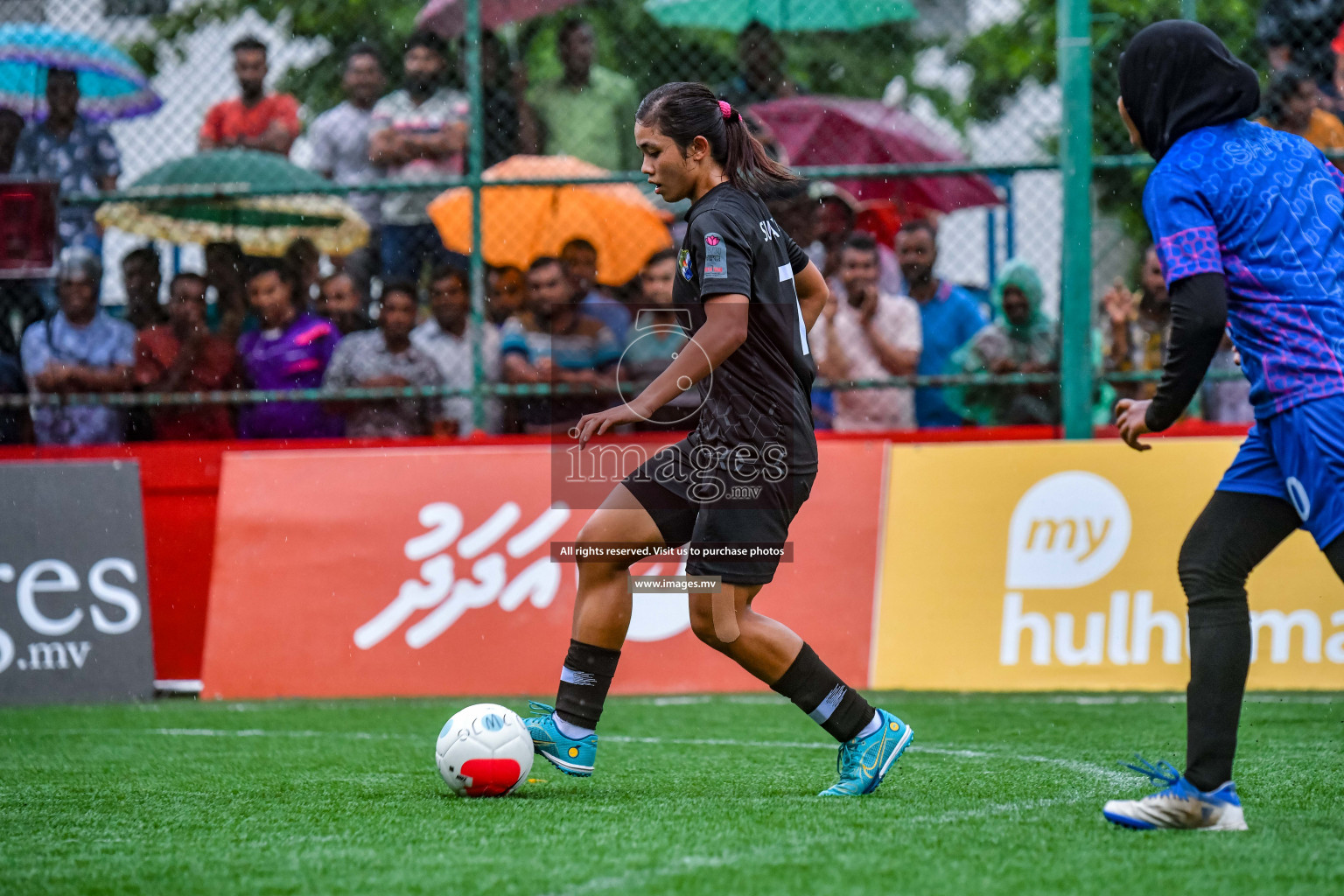 DSC vs Club MYS in Eighteen Thirty Women's Futsal Fiesta 2022 was held in Hulhumale', Maldives on Friday, 14th October 2022. Photos: Nausham Waheed / images.mv