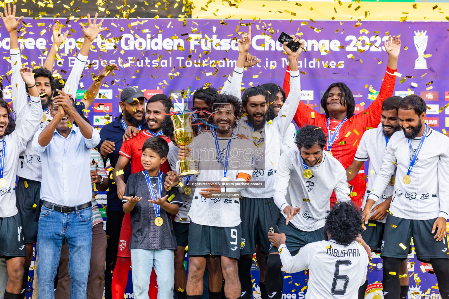 Matchday 21 of Golden Futsal Challenge 2023 on 25 February 2023 in Hulhumale, Male, Maldives